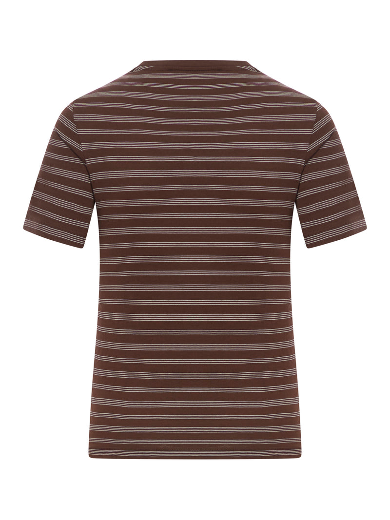 SHORT SLEEVE T-SHIRT IN STRIPED JERSEY