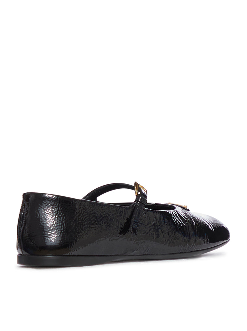 Nappa leather ballerinas