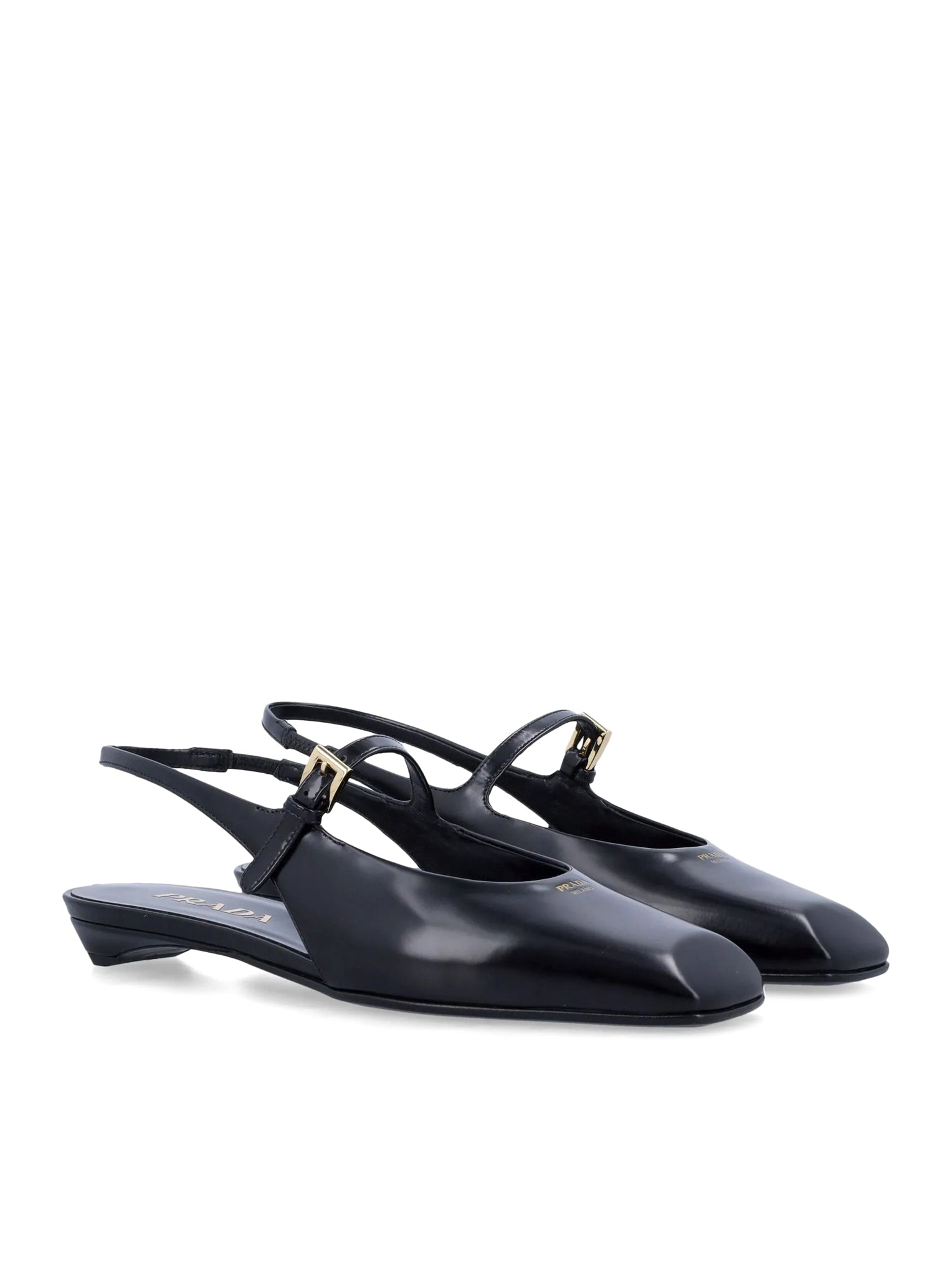 SMOOTH LEATHER SLINGBACK BALLERINAS