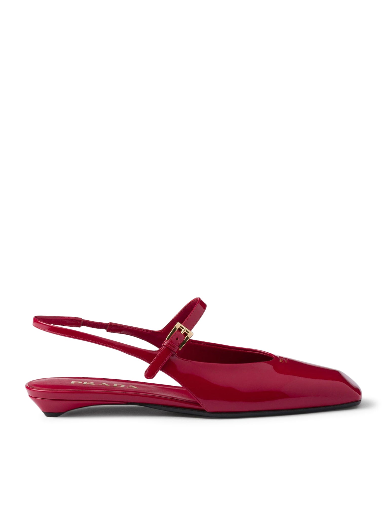 PATENT LEATHER SLINGBACK BALLERINAS