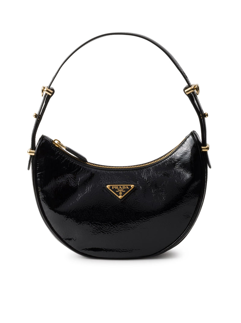 Prada Arqué shoulder bag in naplak patent leather