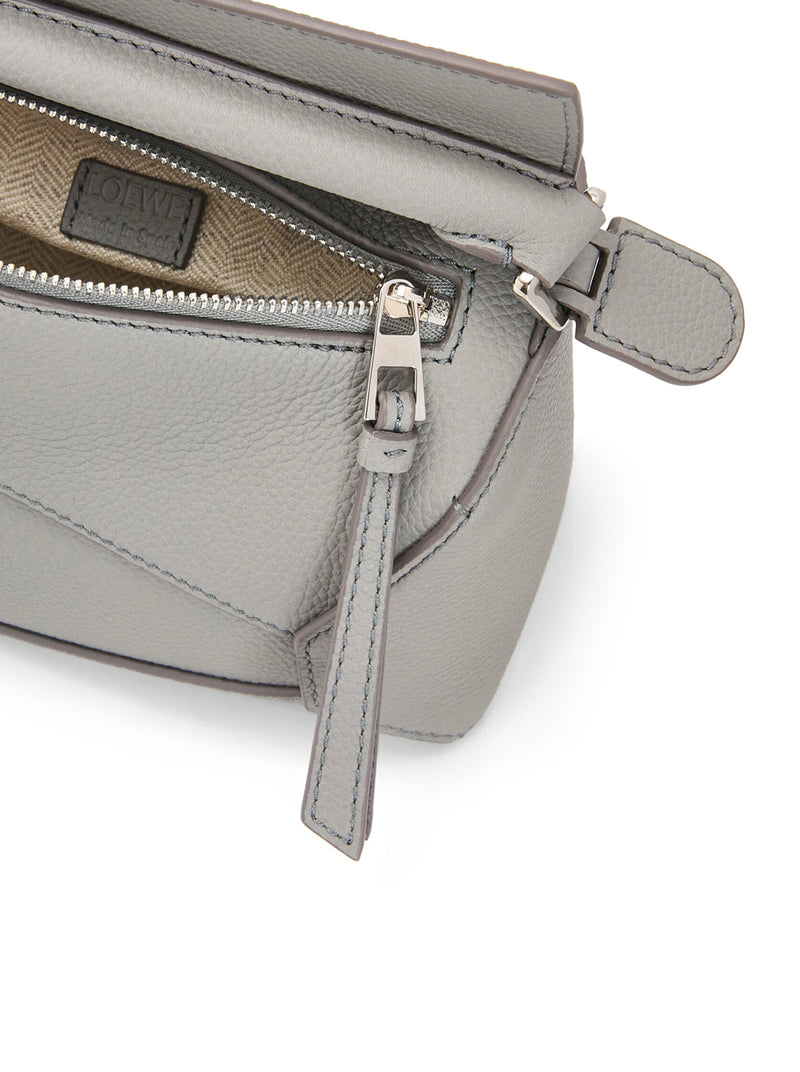 Mini Puzzle bag in soft grained calfskin