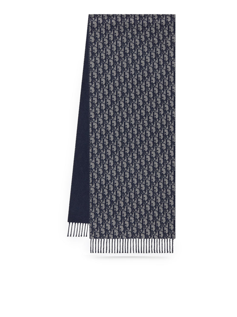 Double-faced Dior Oblique scarf