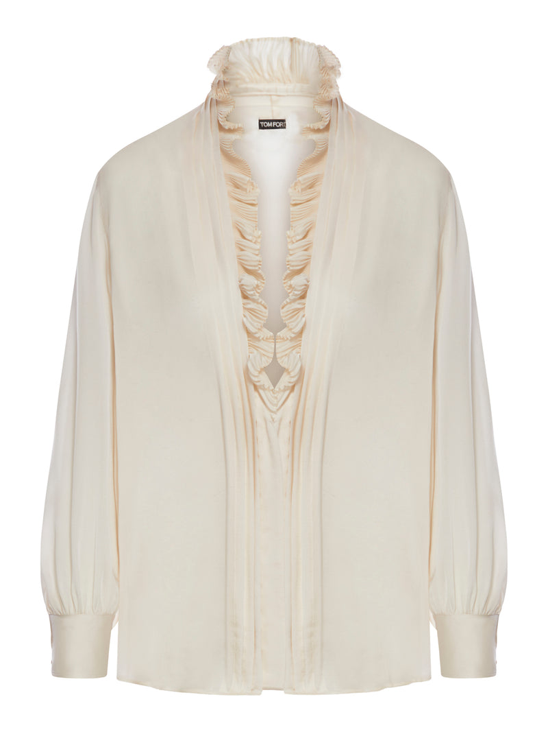 CHARMEUSE SILK BLOUSE