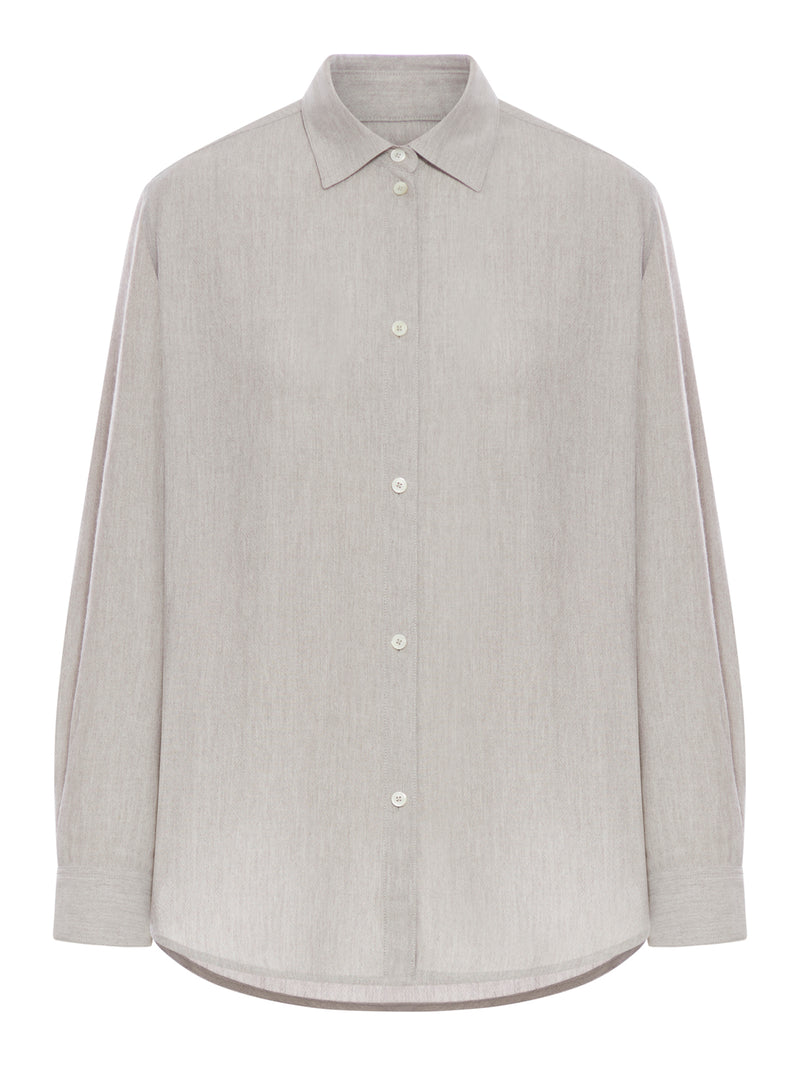 OVERSIZED WOOL MIX SHIRT