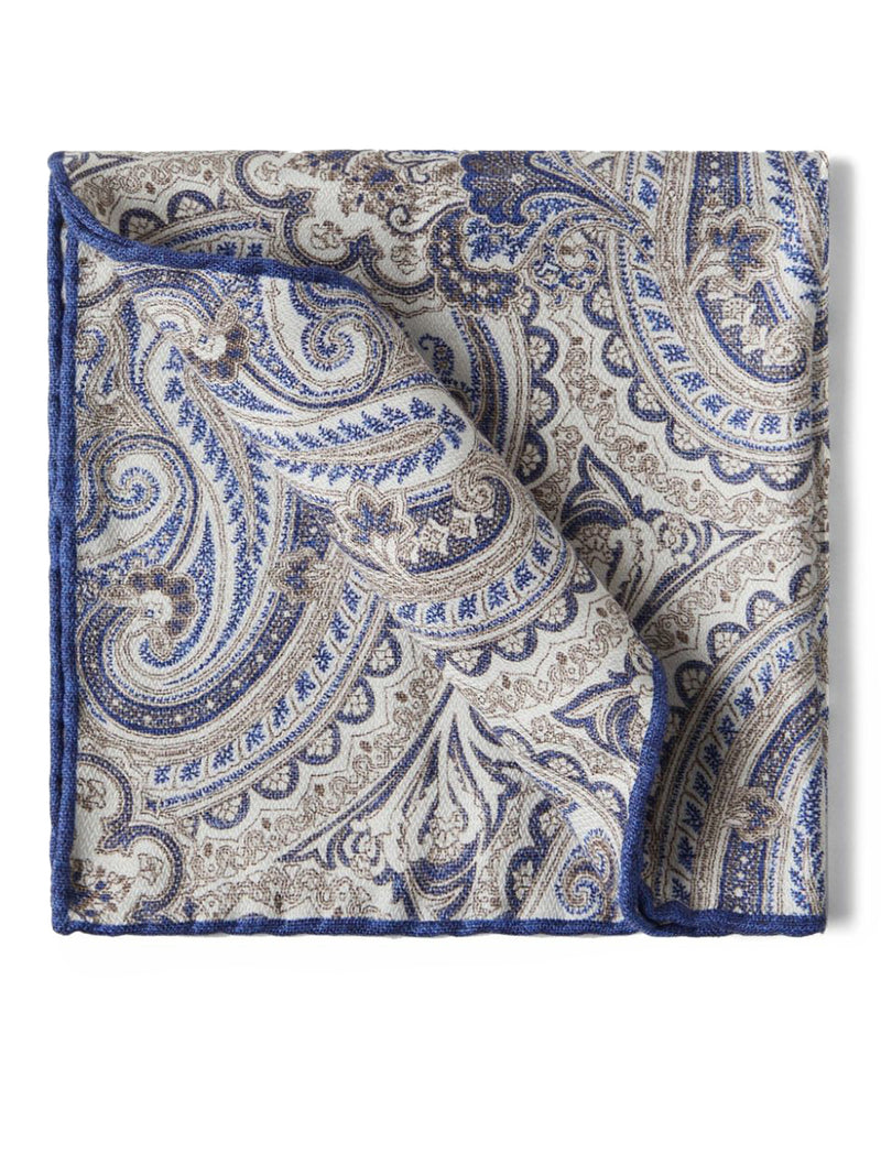 Paisley Print Pocket Square