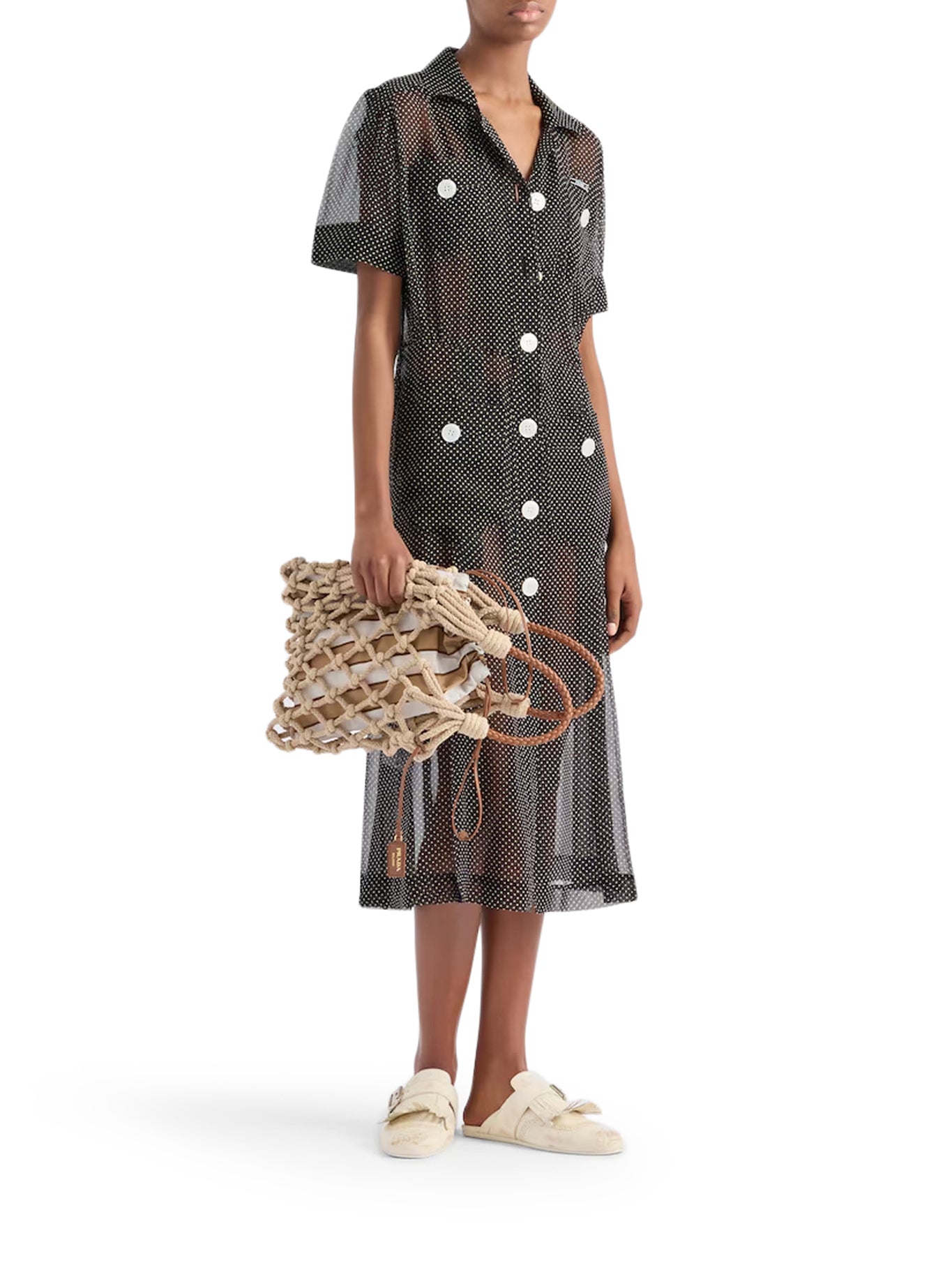 NOUÉ MEDIUM BAG IN COTTON ROPE