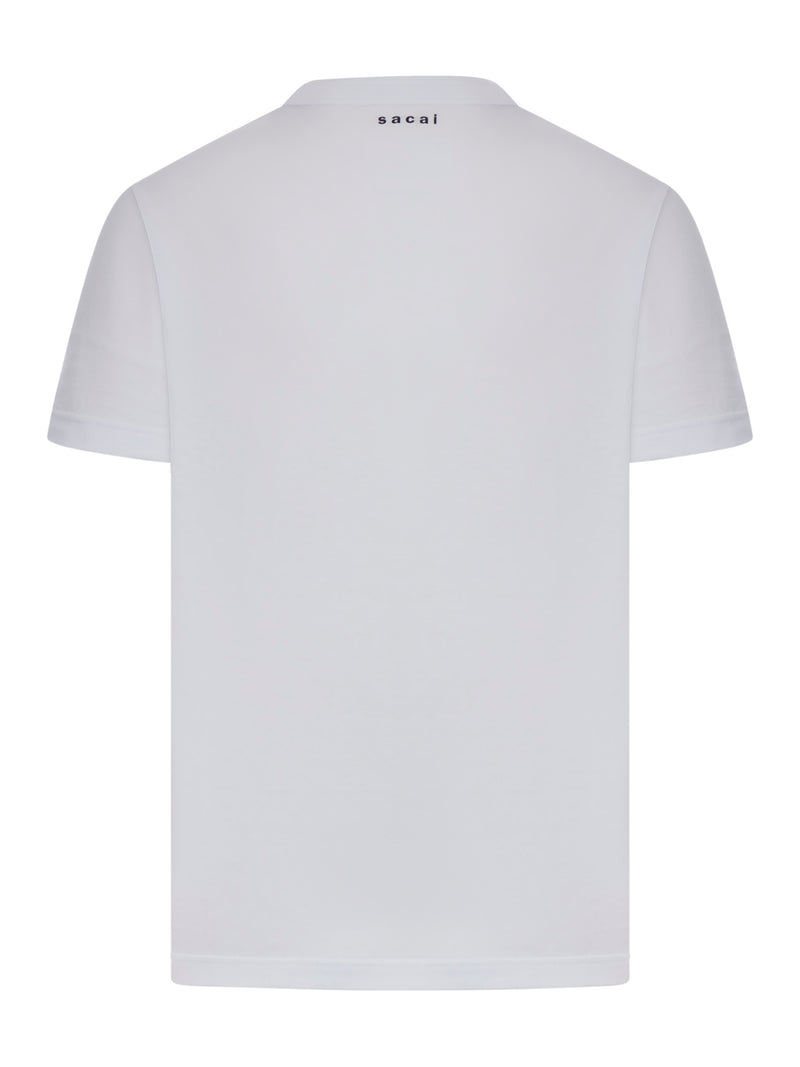 COTTON T-SHIRT WITH SIDE ZIPPERS