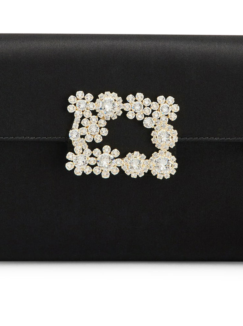 EFFLORESCENCE CLUTCH IN SATIN