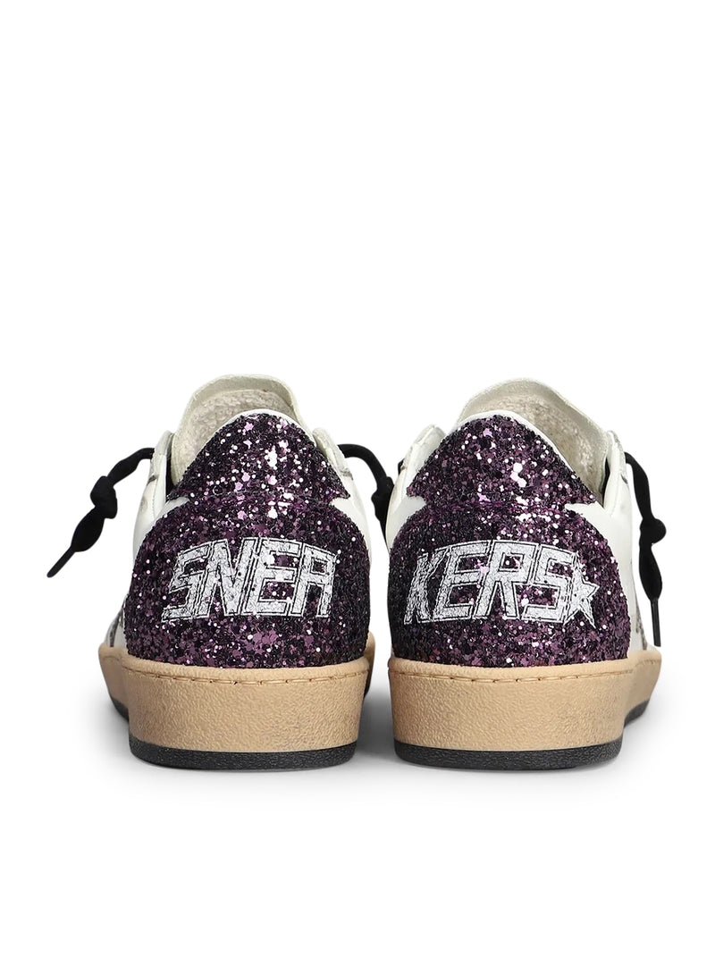 BALL-STAR SNEAKERS IN NAPPA AND GLITTER