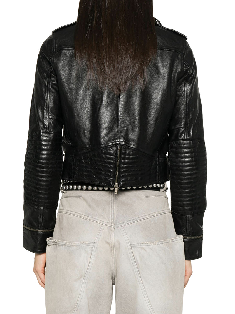 NEVADA LEATHER BIKER JACKET