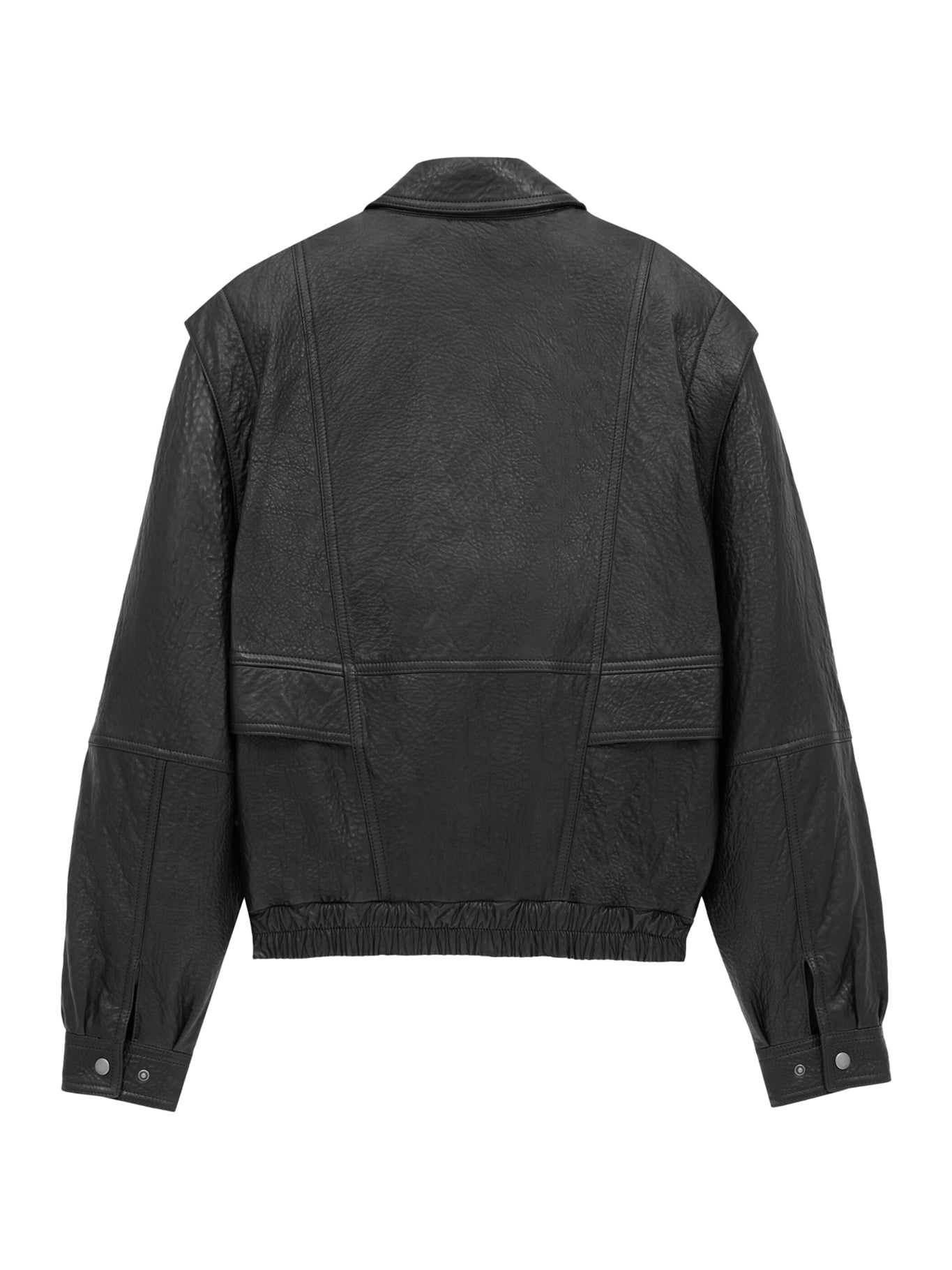 HAMMERED LAMBSKIN BOMBER