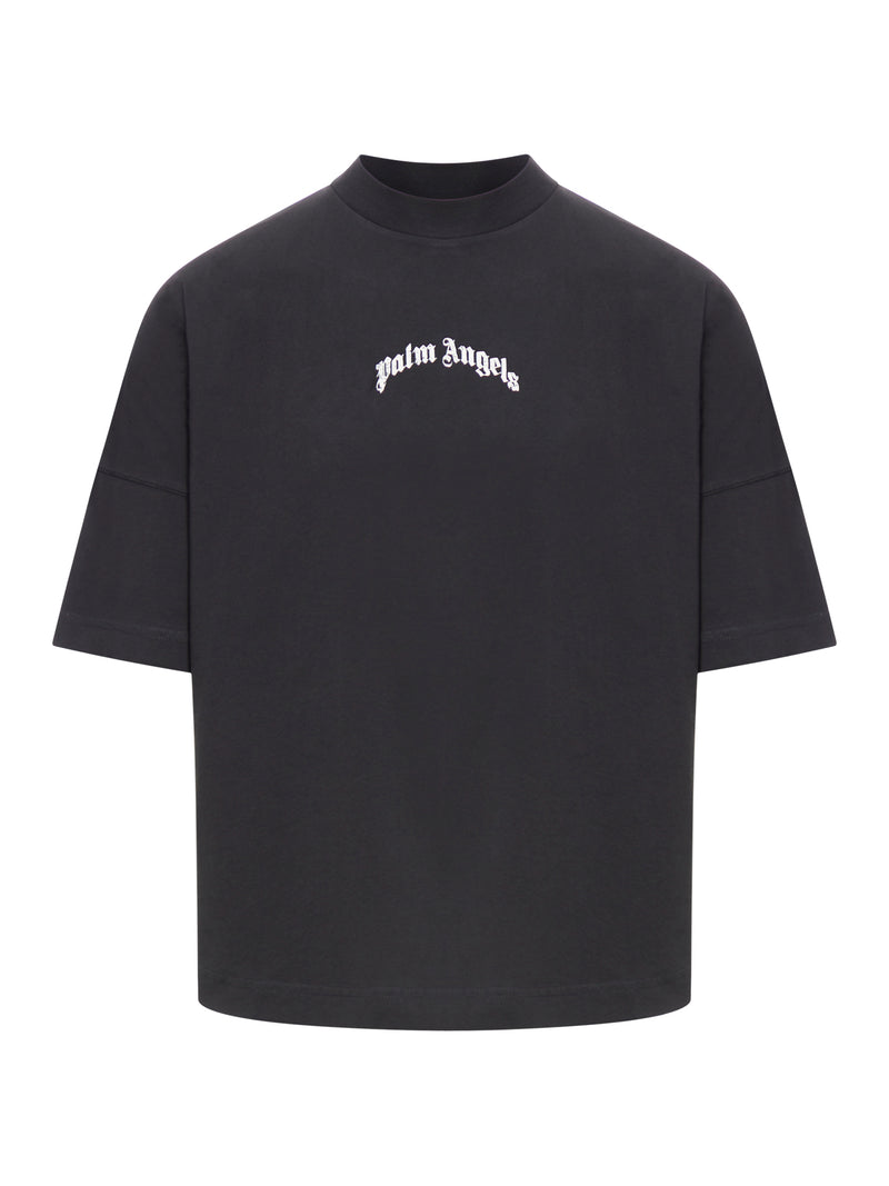 OVERSIZED T-SHIRT WITH CURVED LOGO