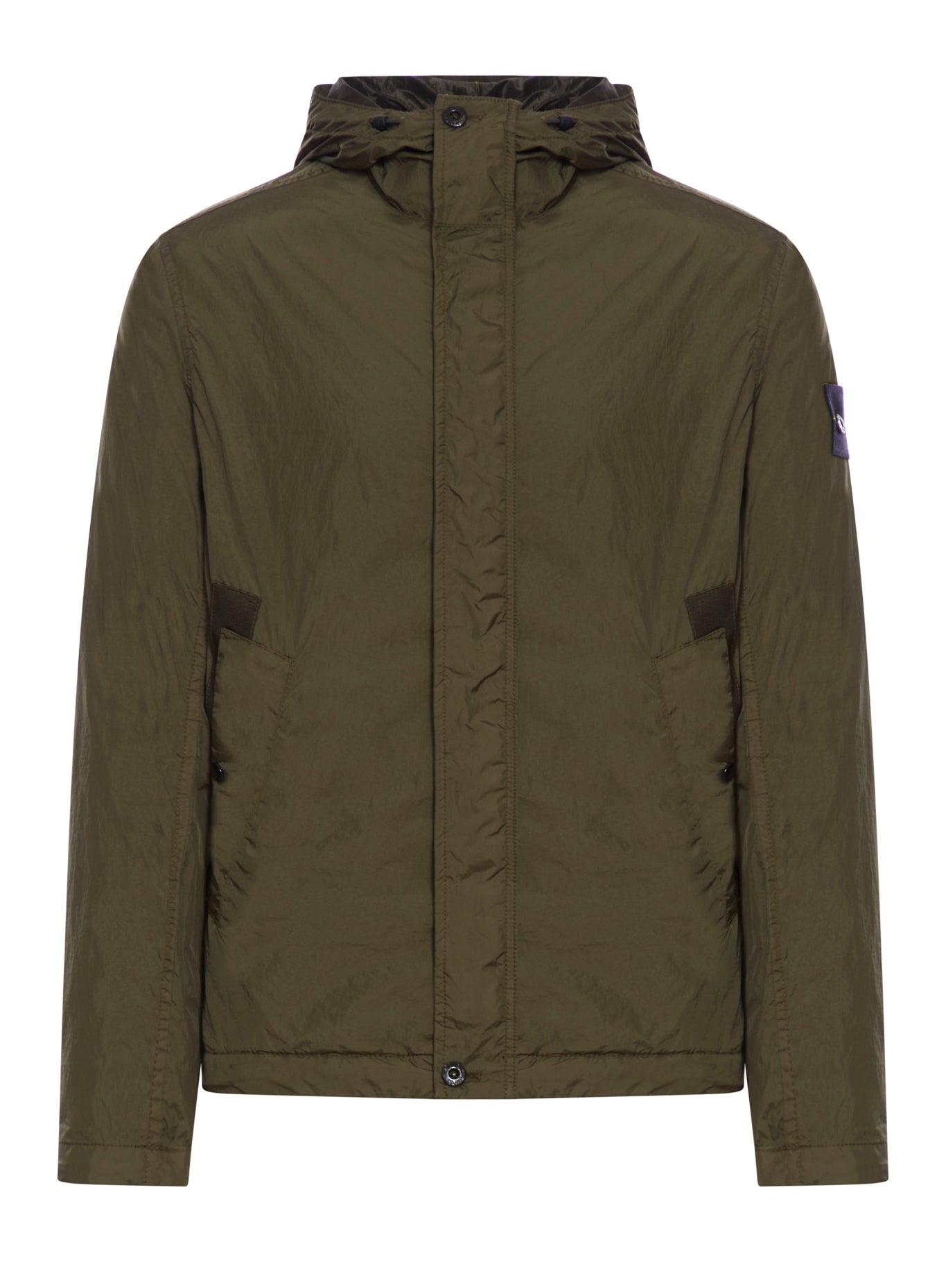 WIND JACKET WITH COMPASS APPLICATION