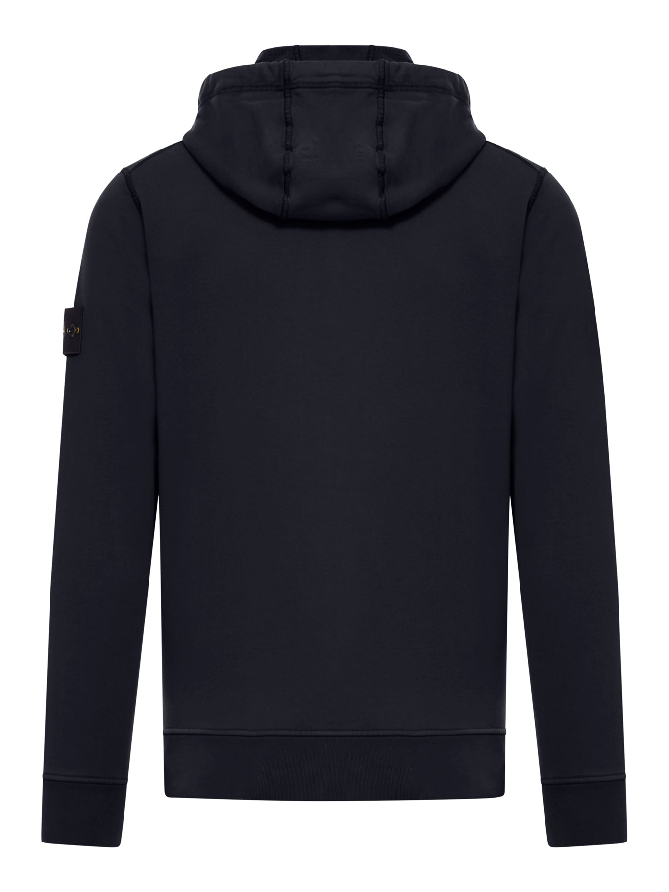 COTTON ZIP-UP SWEATSHIRT WITH COMPASS APPLICATION