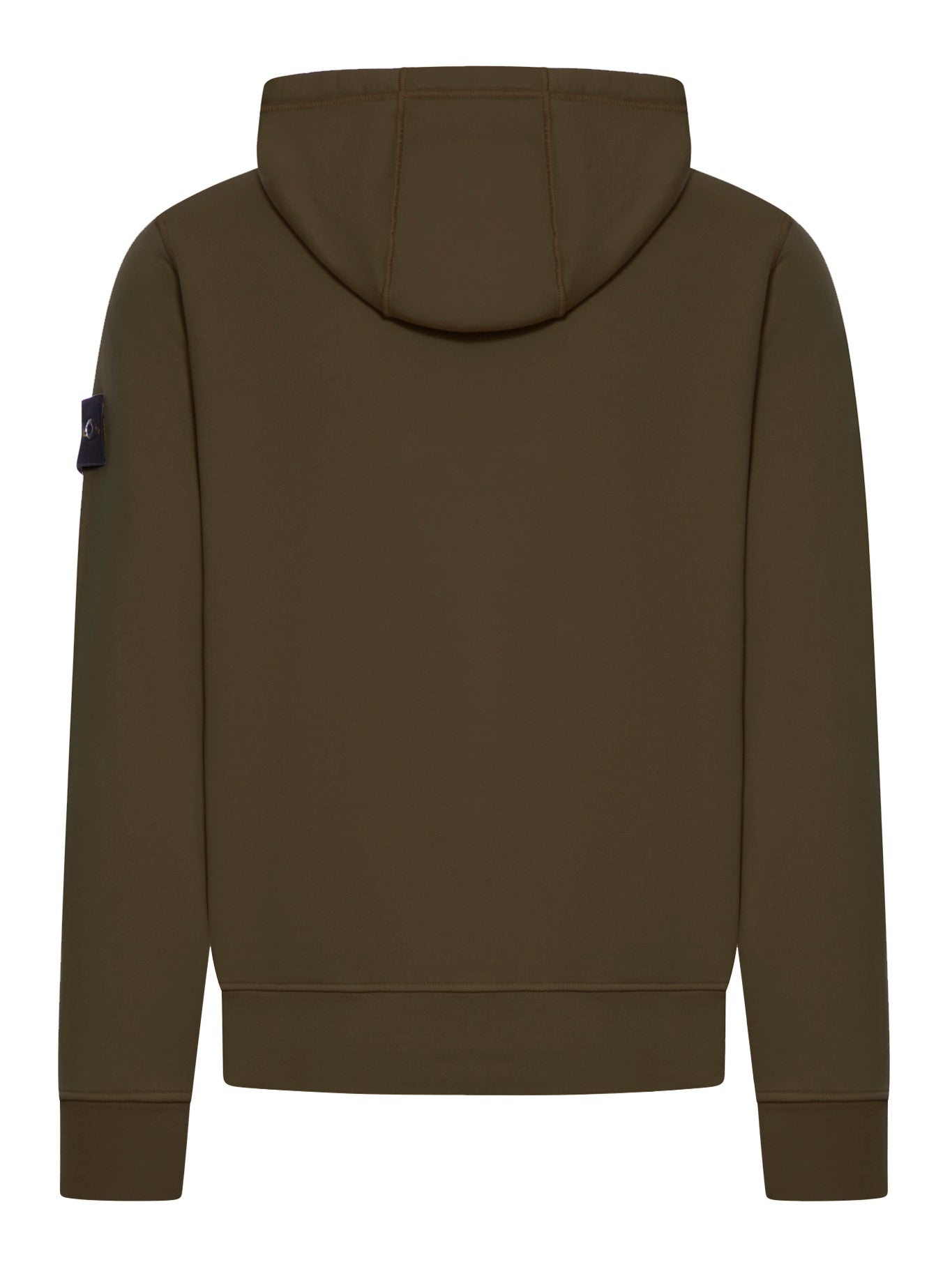 COTTON ZIP-UP SWEATSHIRT WITH COMPASS APPLICATION