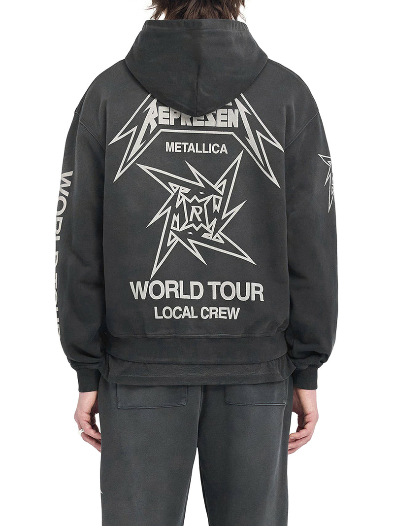 METALLICA 40 YEAR ANNIVERSARY ZIP-THRU HOODIE