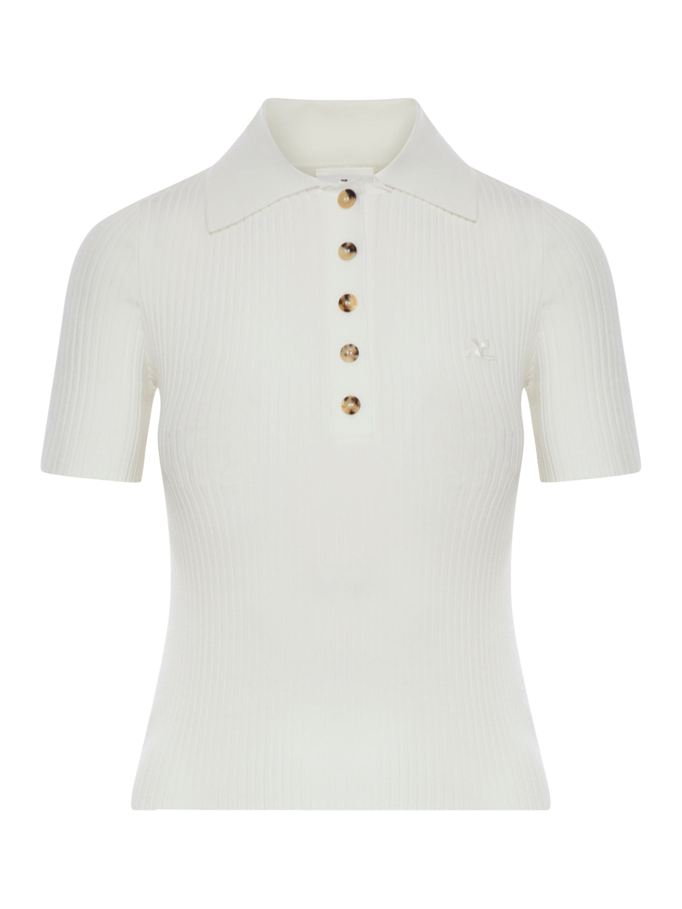 ICONIC RIB KNIT POLO SHIRT