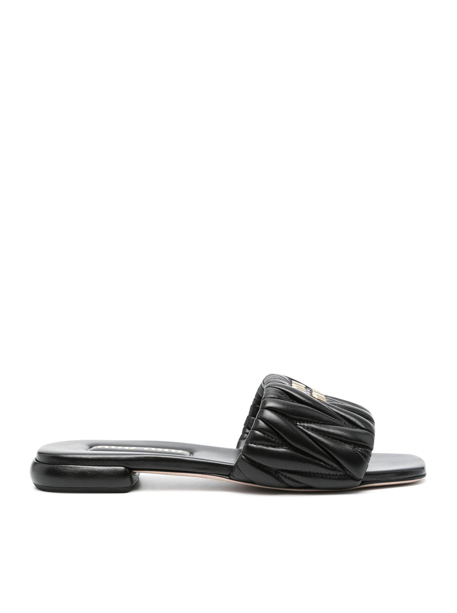 MATELASSE` LEATHER SANDALS