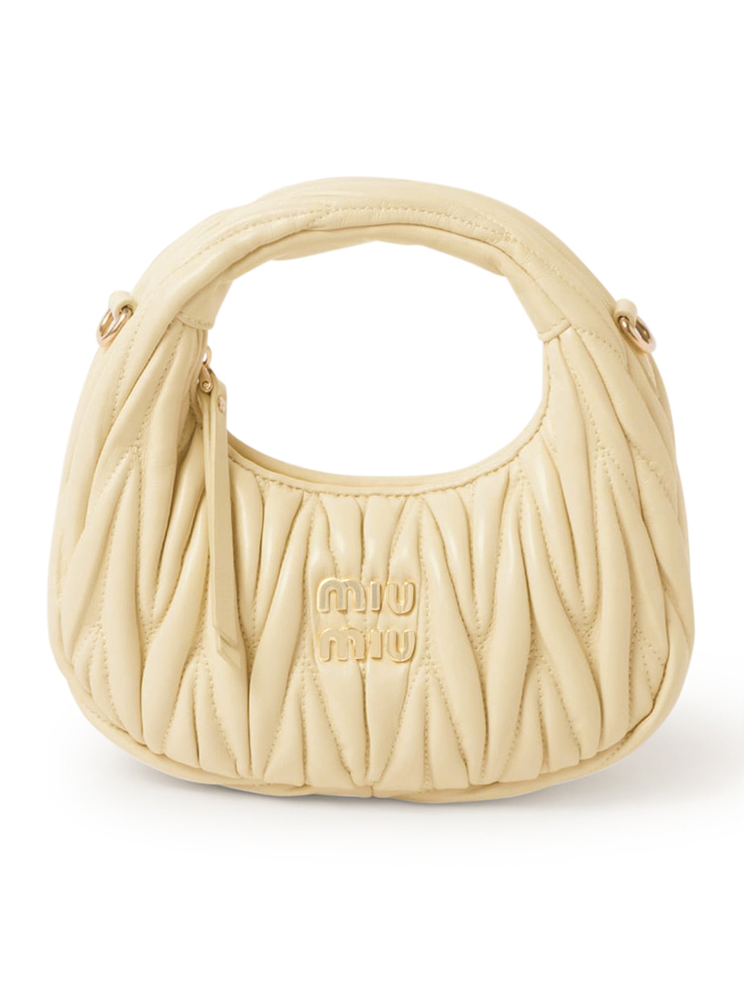 WANDER MINI HOBO BAG IN QUILTED NAPPA