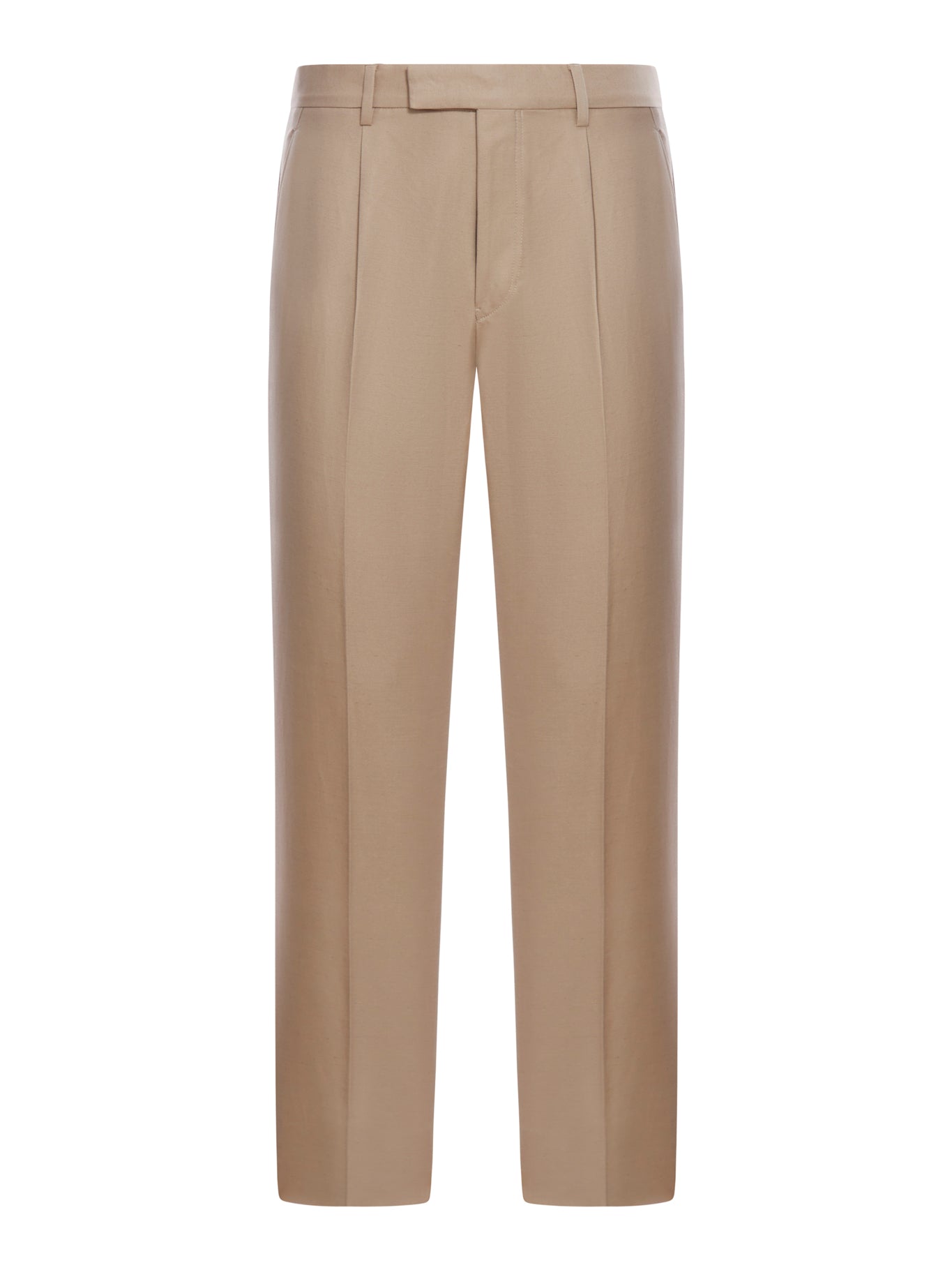 LINEN MIX TROUSERS