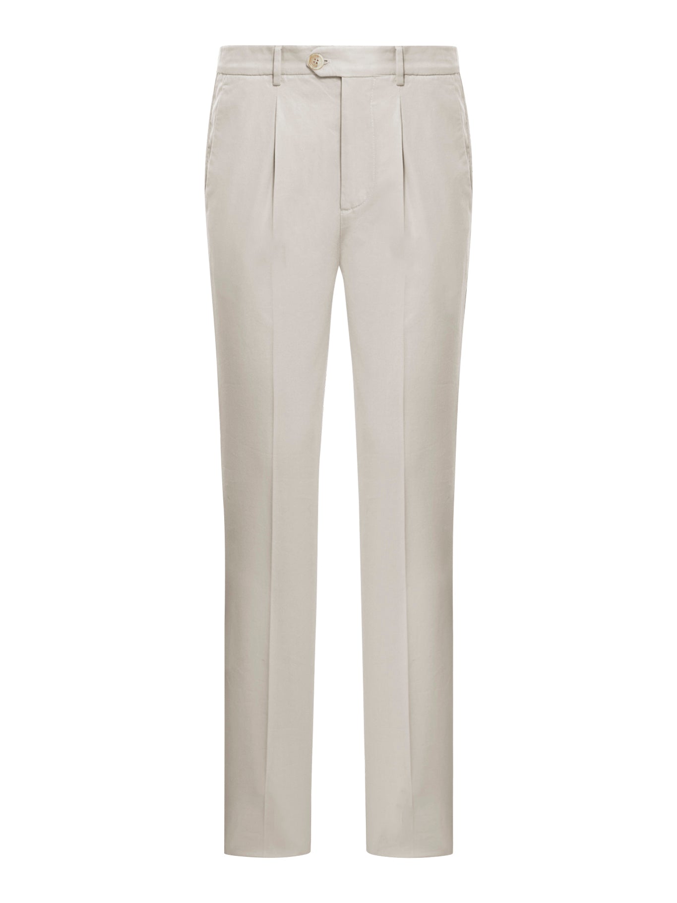 COTTON BLEND CHINO PANTS