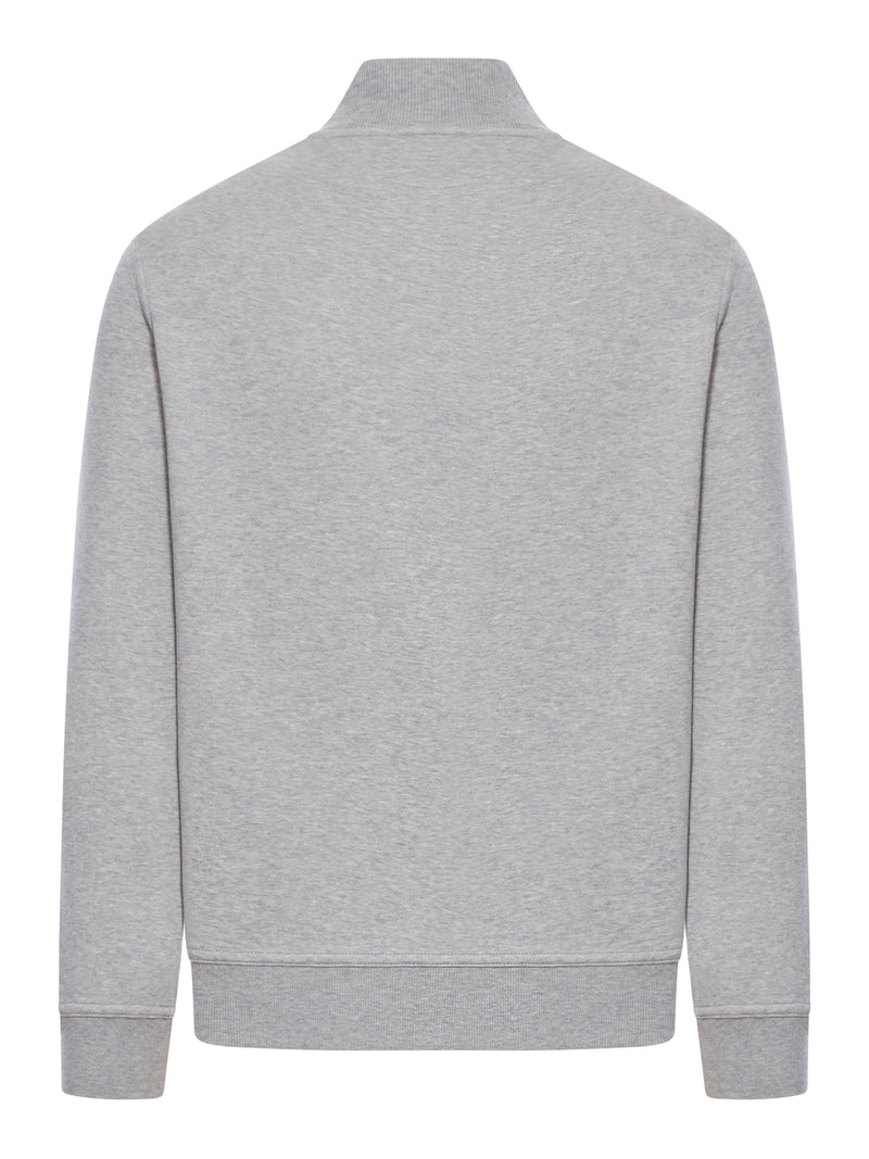 FULL-ZIP JERSEY SWEATSHIRT