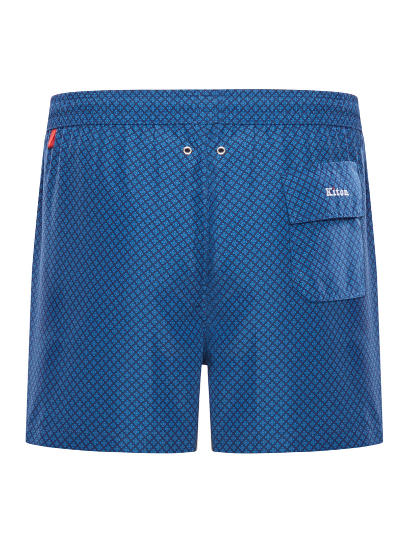 KITON PATTERNED SWIMSUIT