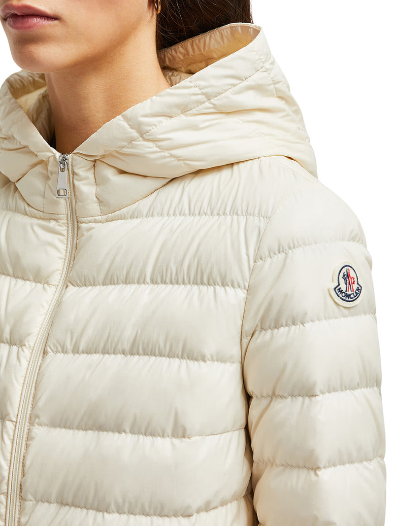 HEDE HOODED SHORT DOWN JACKET