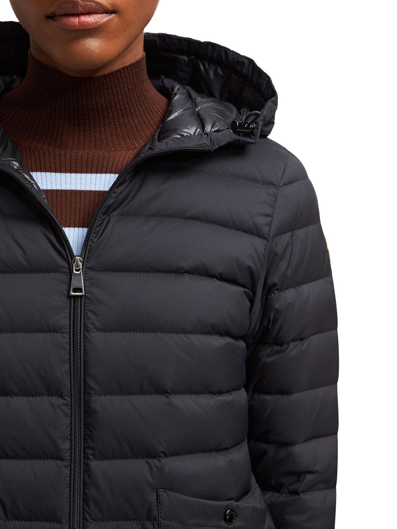 HEDE HOODED SHORT DOWN JACKET