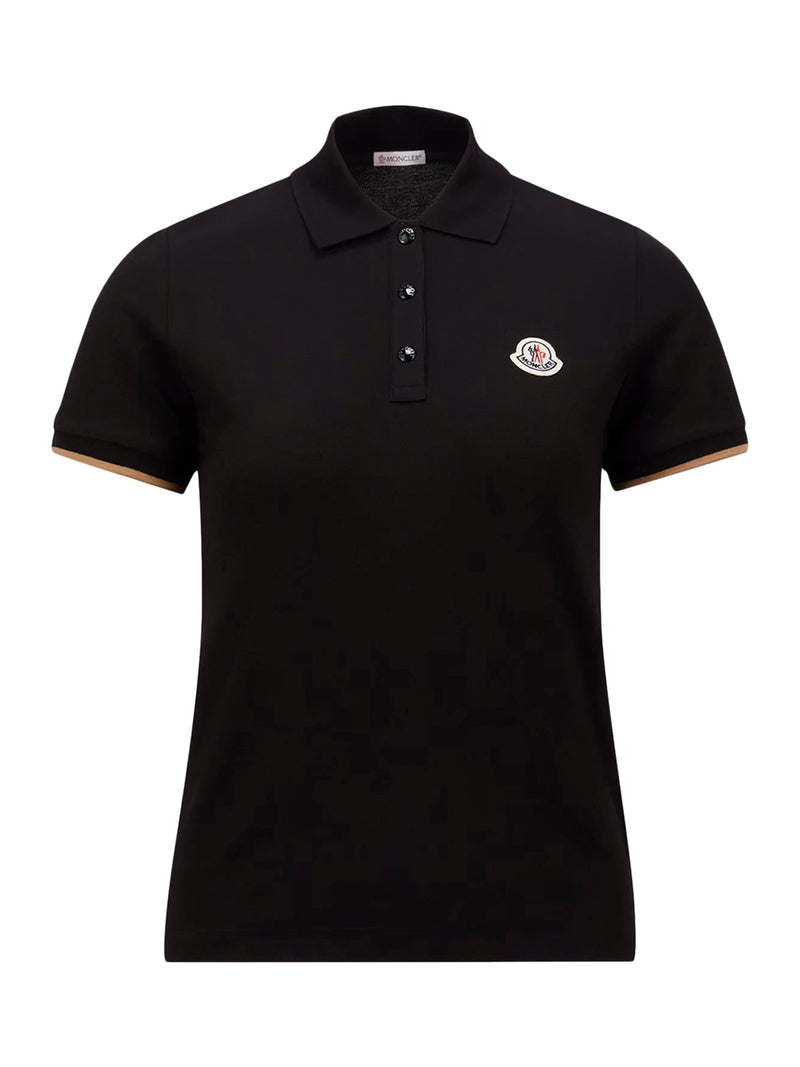 LOGO PATCH COTTON PIQUET POLO SHIRT