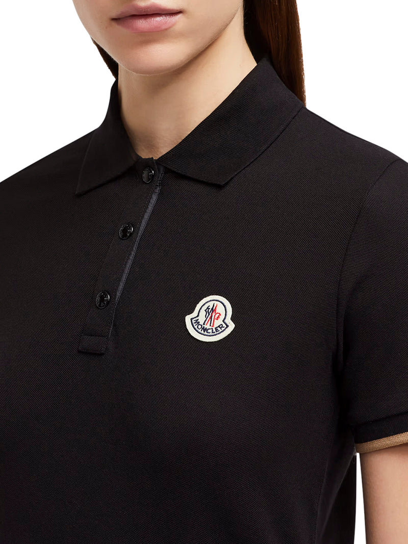 LOGO PATCH COTTON PIQUET POLO SHIRT