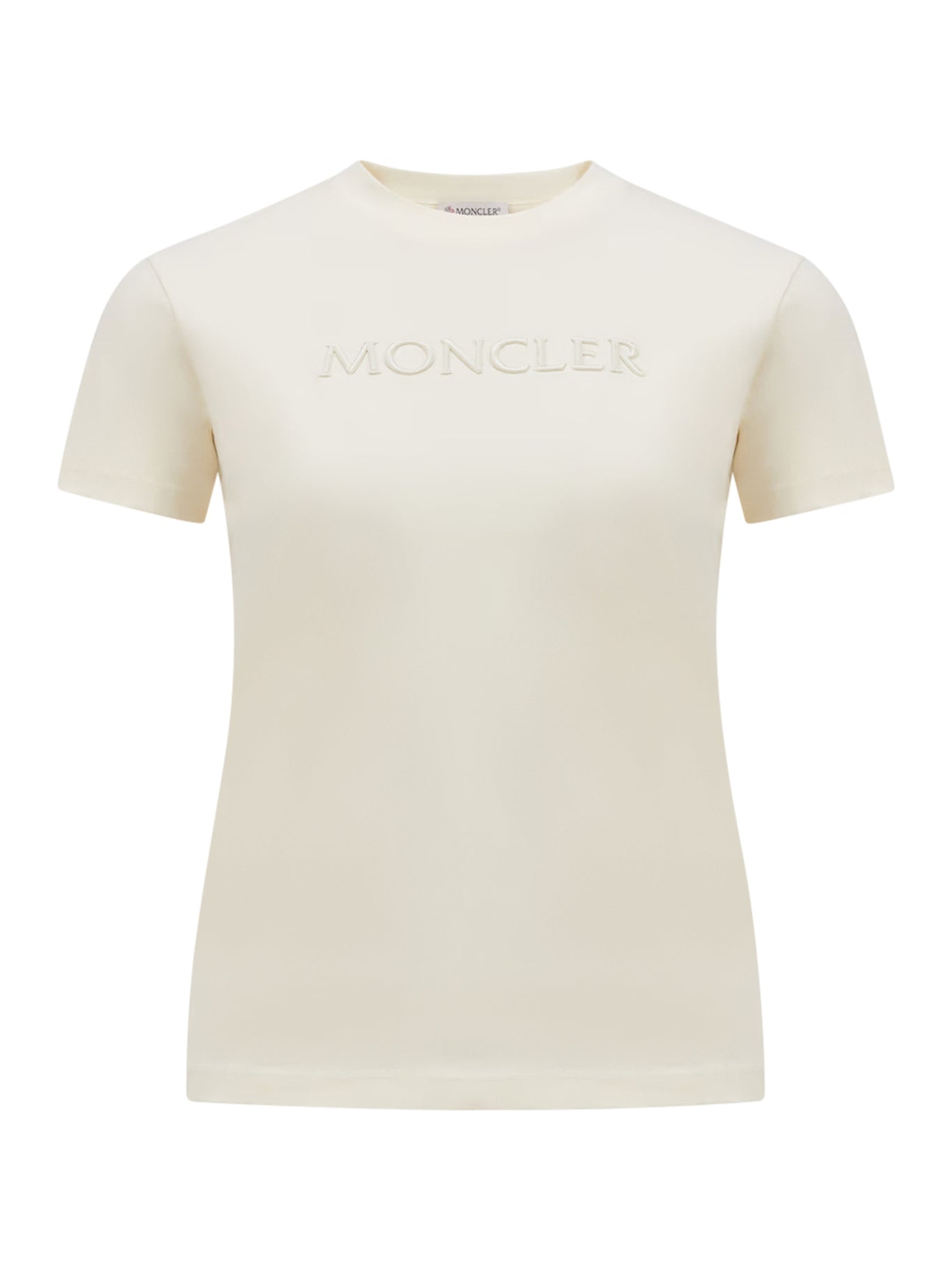 EMBROIDERED TONAL LOGO COTTON T-SHIRT