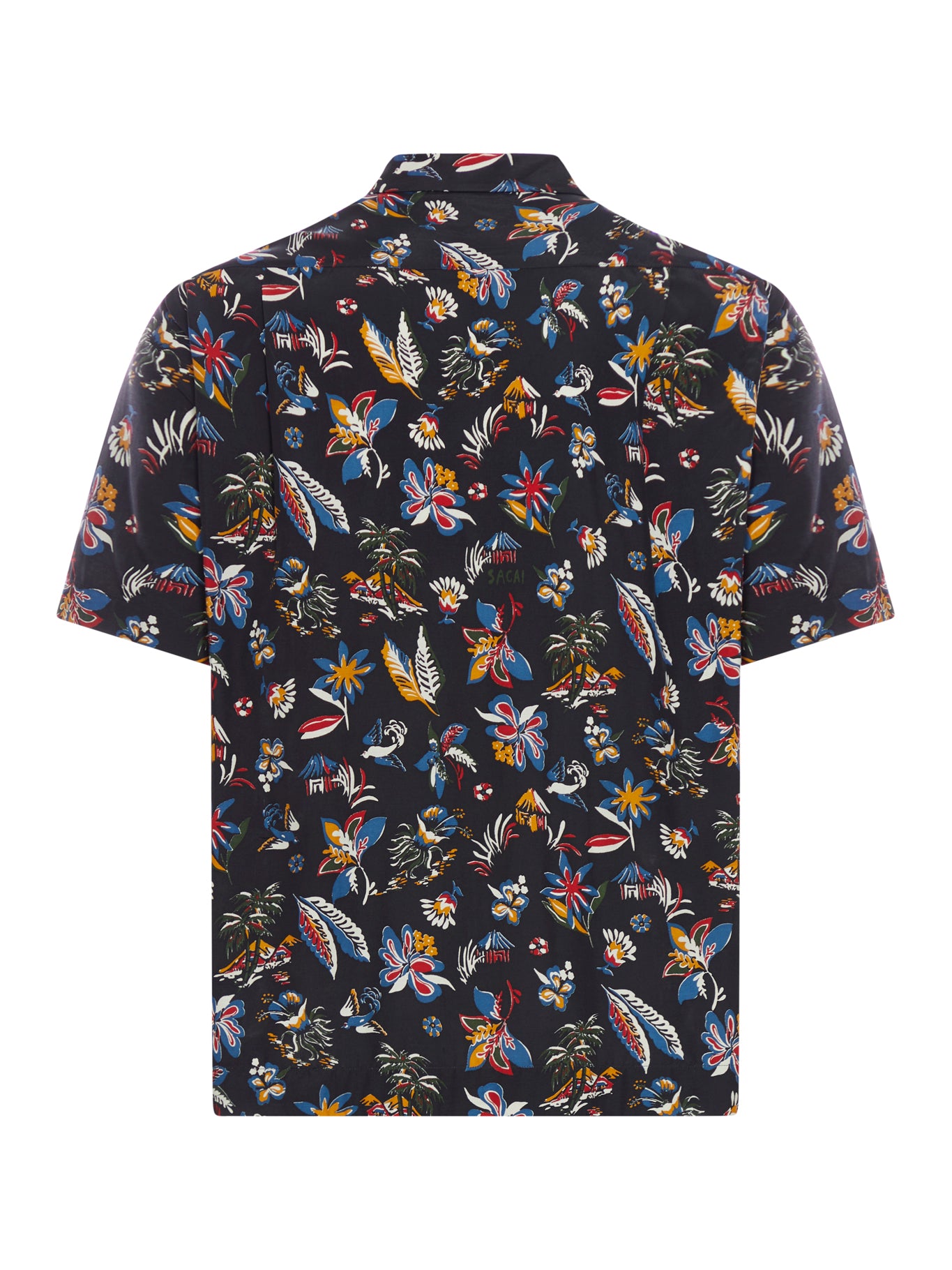 CAR RACE TROPICAL SHIRT IN RAYON AND COTTON