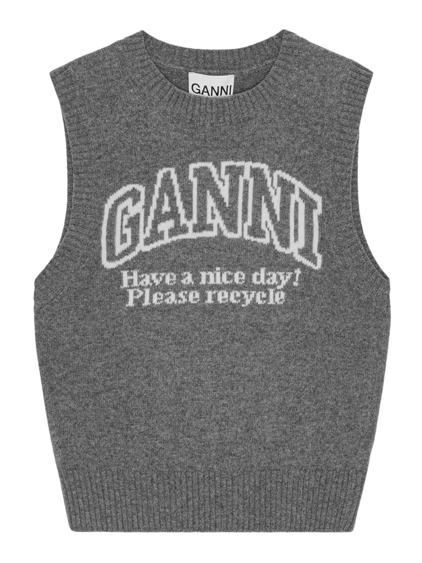 GRAPHIC WOOL VEST