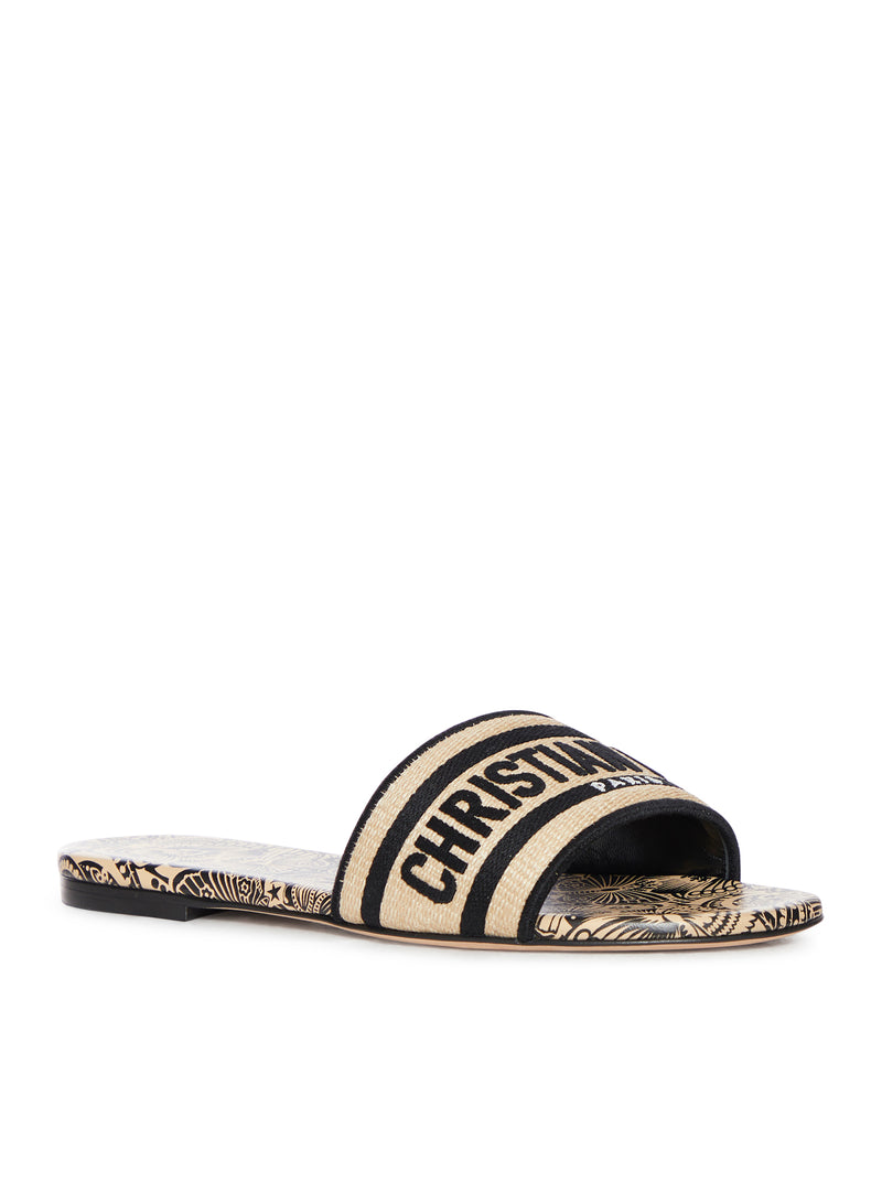 DWAY EMBROIDERED SANDAL