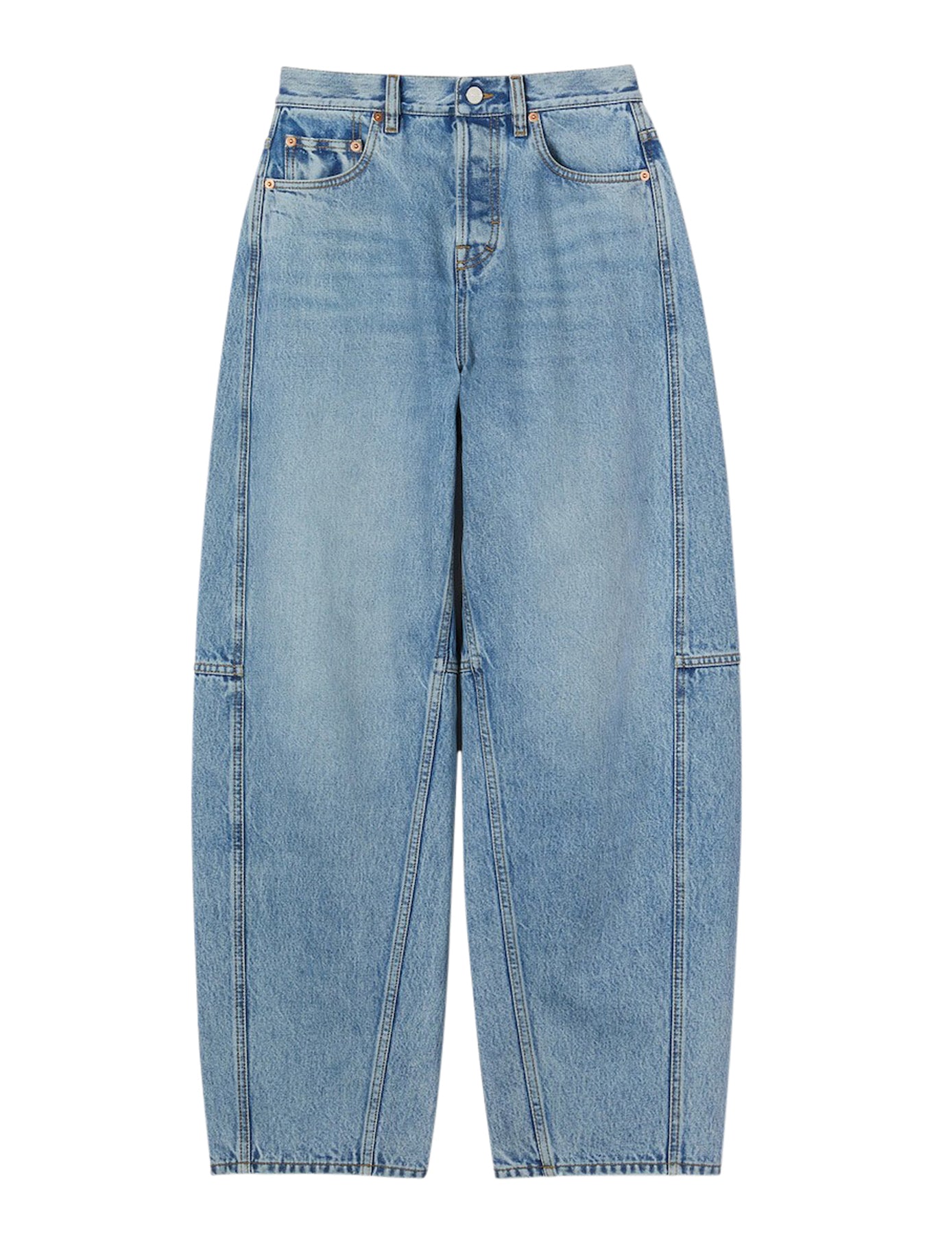 BALLOON DENIM PANT WITH PETITE FIT