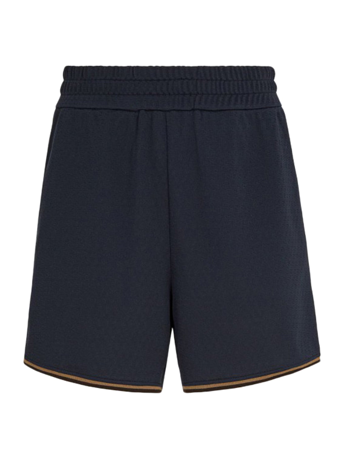 DARK BLUE FF JACQUARD BERMUDA SHORTS