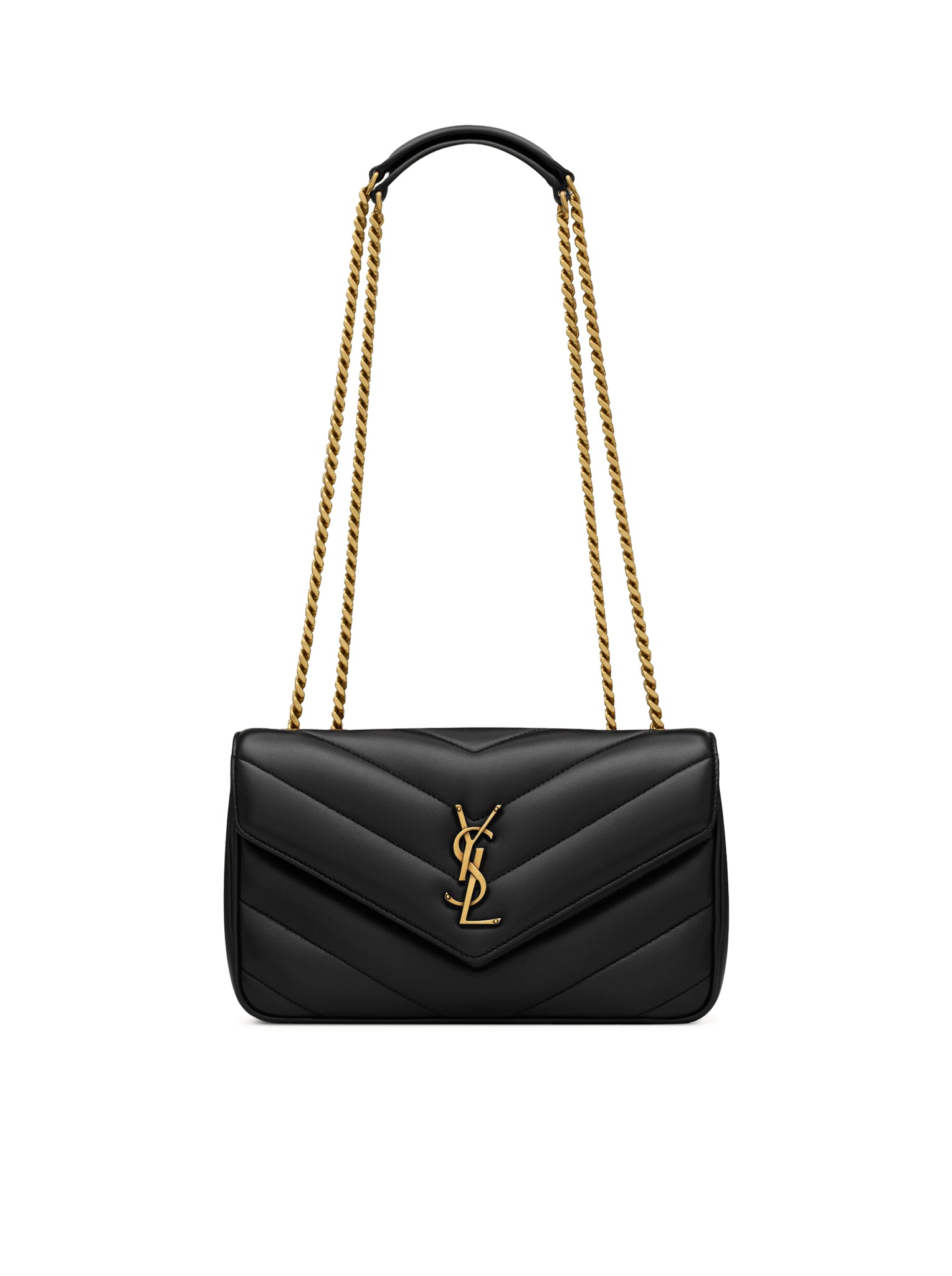 LOULOU SMALL LEATHER BAG