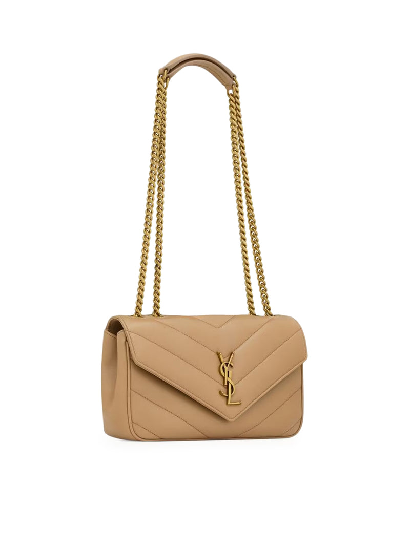 LOULOU SMALL LEATHER BAG