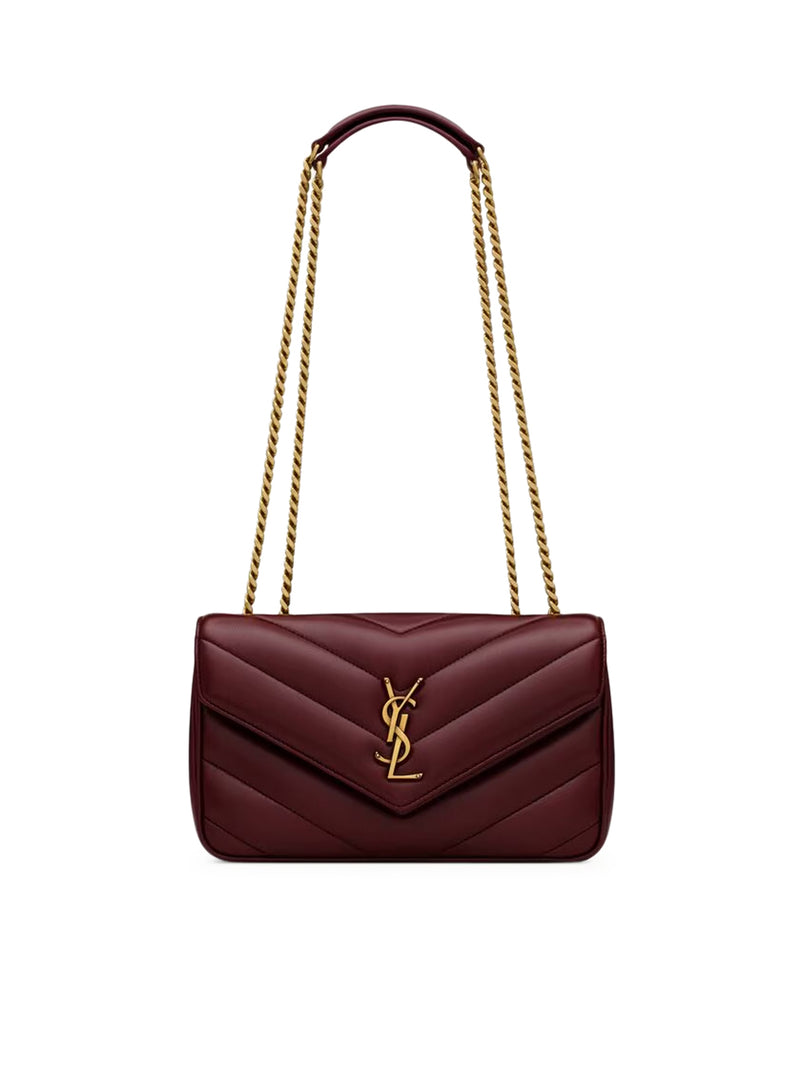 LOULOU SMALL LEATHER BAG