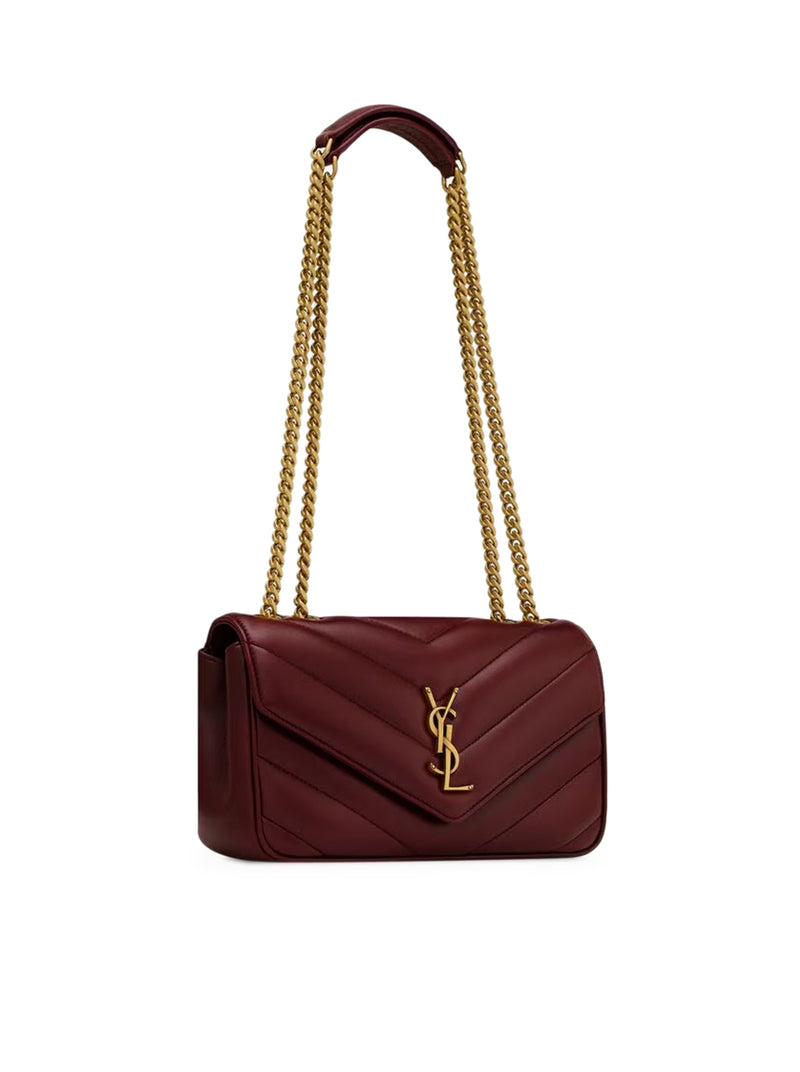 LOULOU SMALL LEATHER BAG