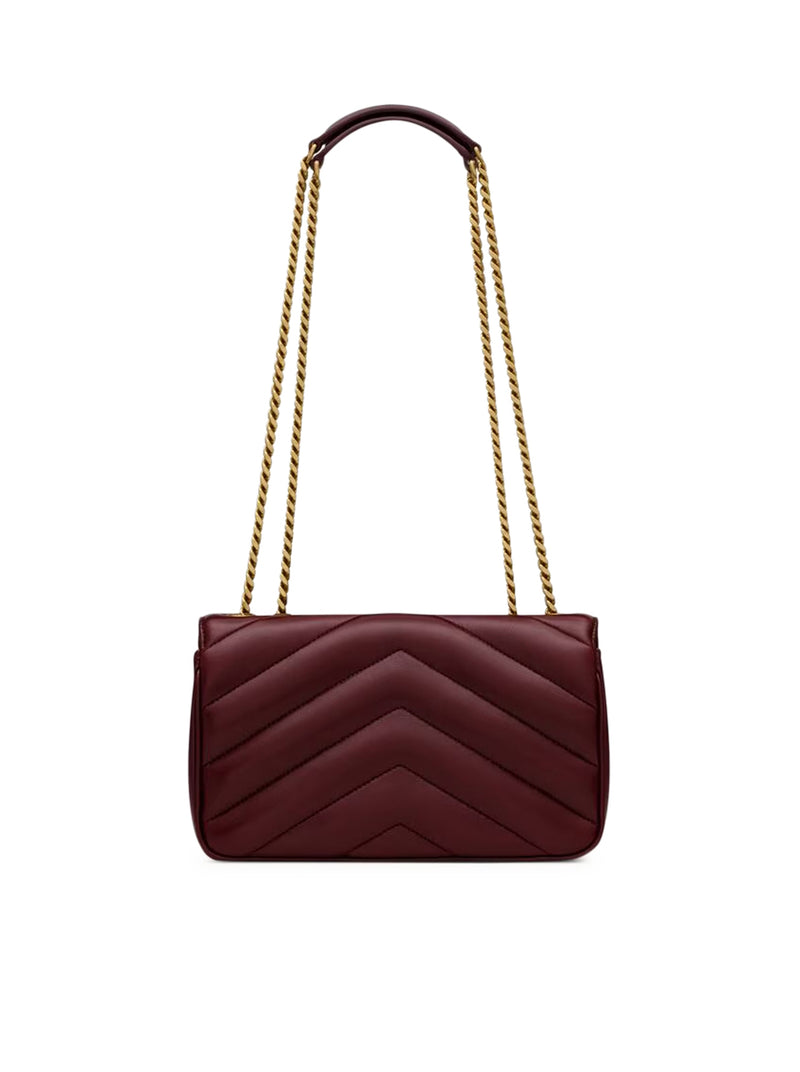 LOULOU SMALL LEATHER BAG