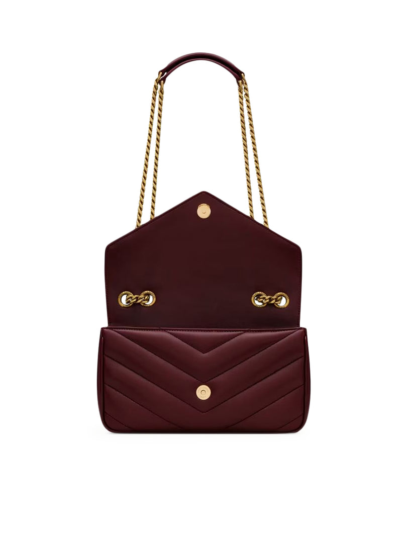 LOULOU SMALL LEATHER BAG
