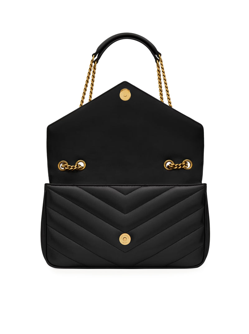 LOULOU MEDIUM LEATHER BAG