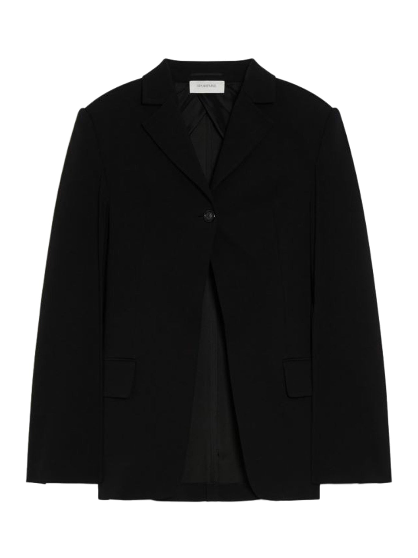 SINGLE BREASTED STRETCH VISCOSE BLAZER