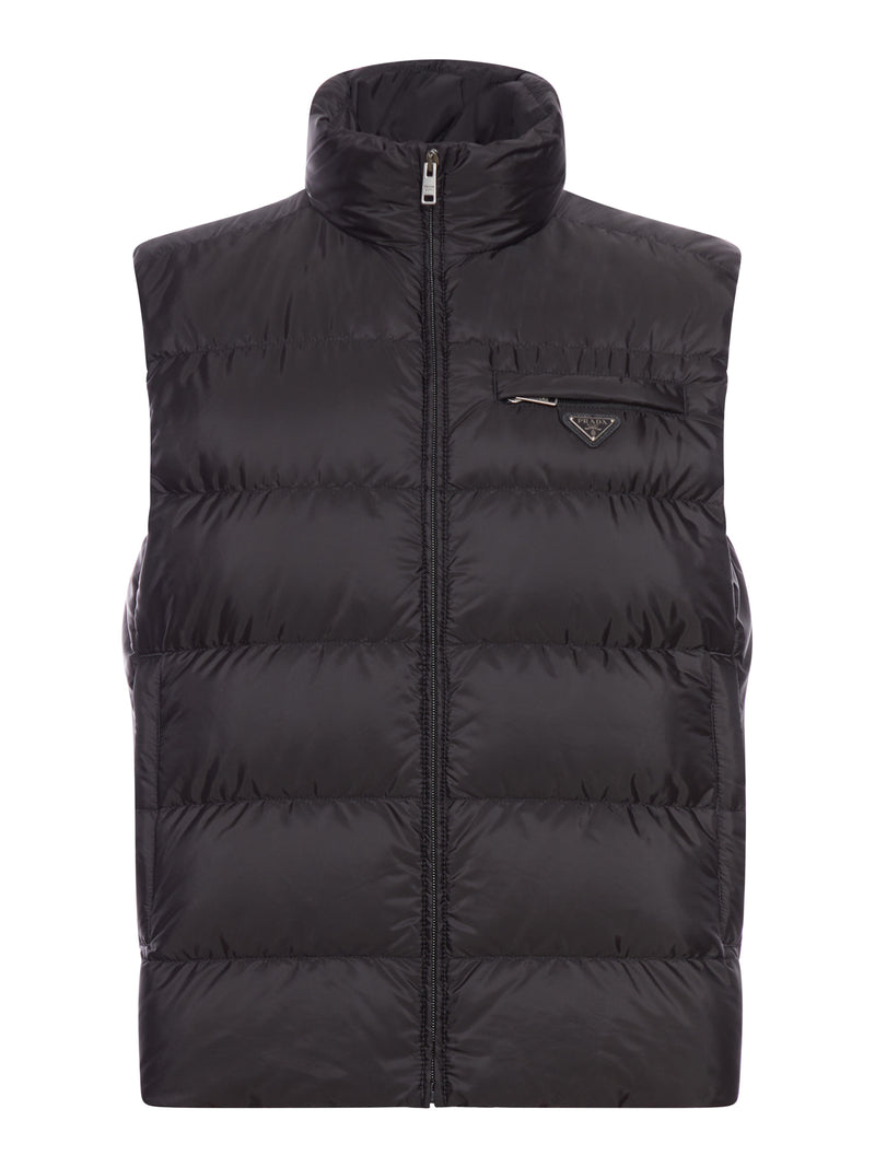 PADDED FEATHER JACKET IN RE-NYLON