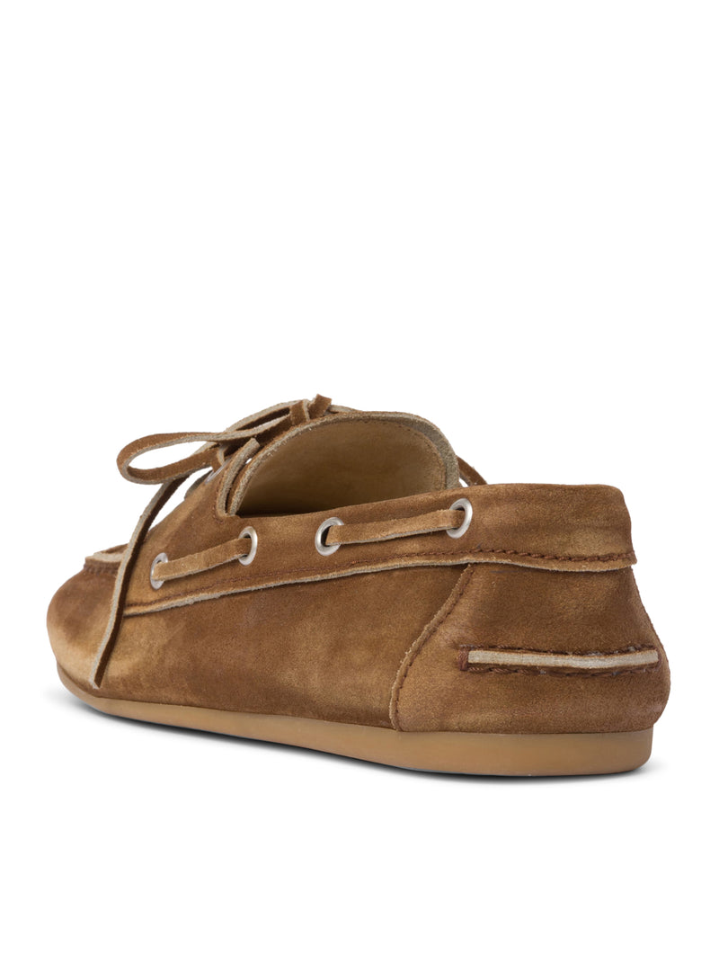 UNLINED LOAFERS IN DELAVE` SUEDE