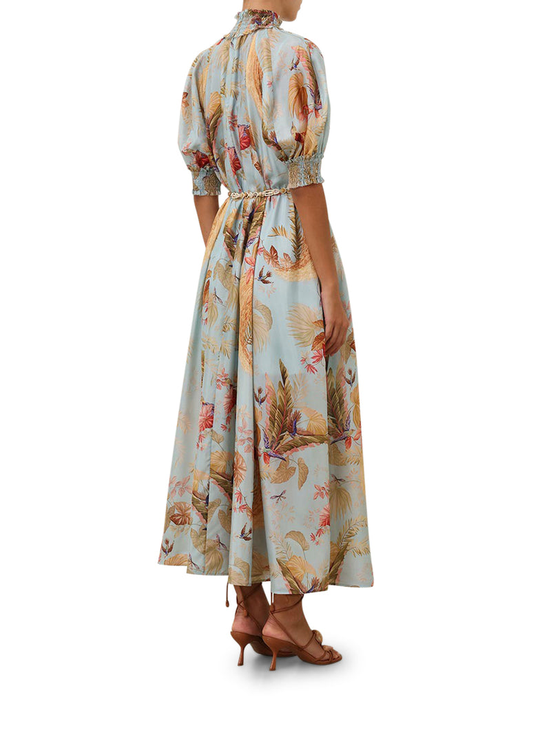 LONG DRESS WITH FLORAL PRINT