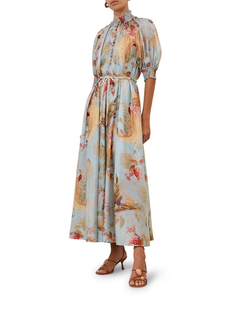LONG DRESS WITH FLORAL PRINT